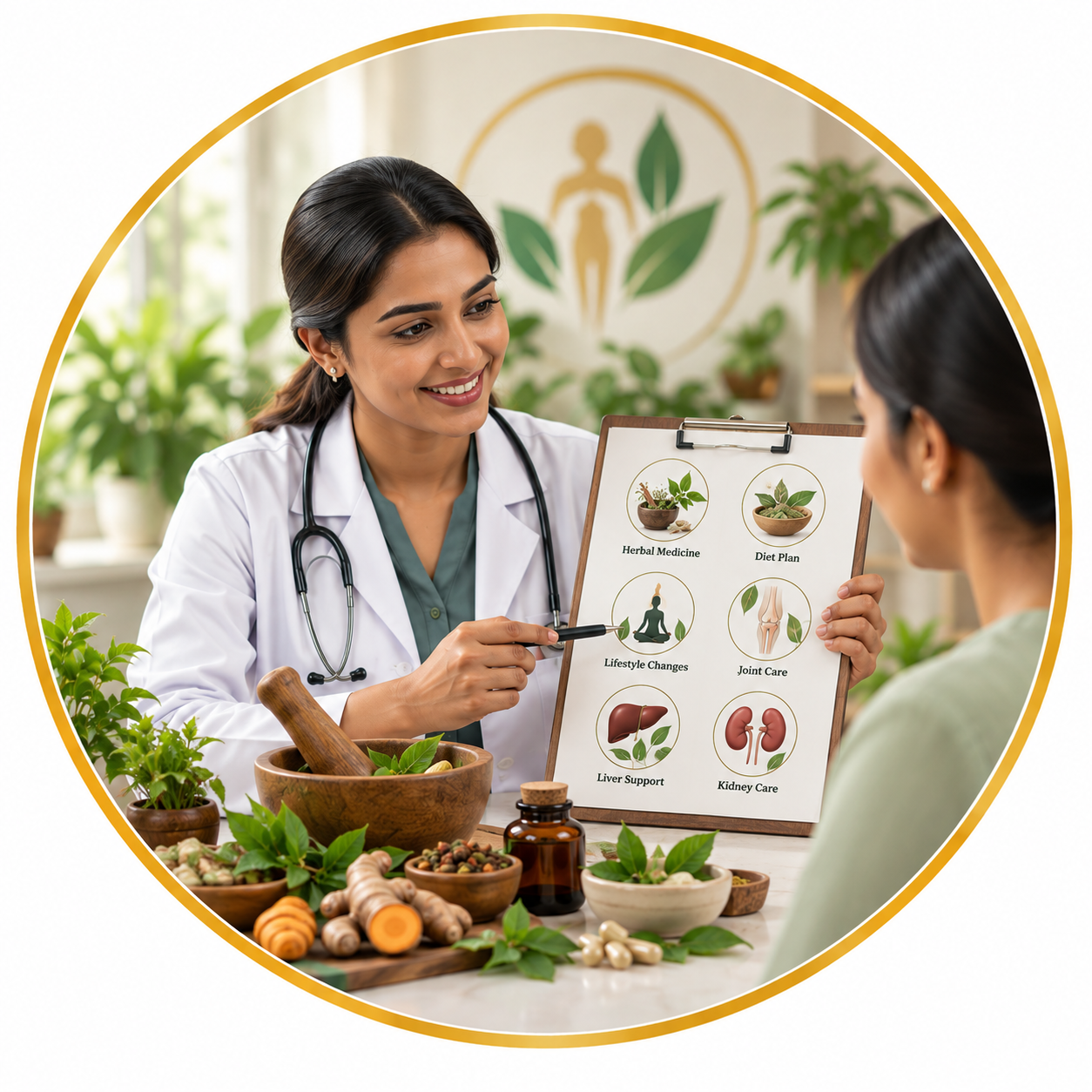 Personalised herbal treatment plan